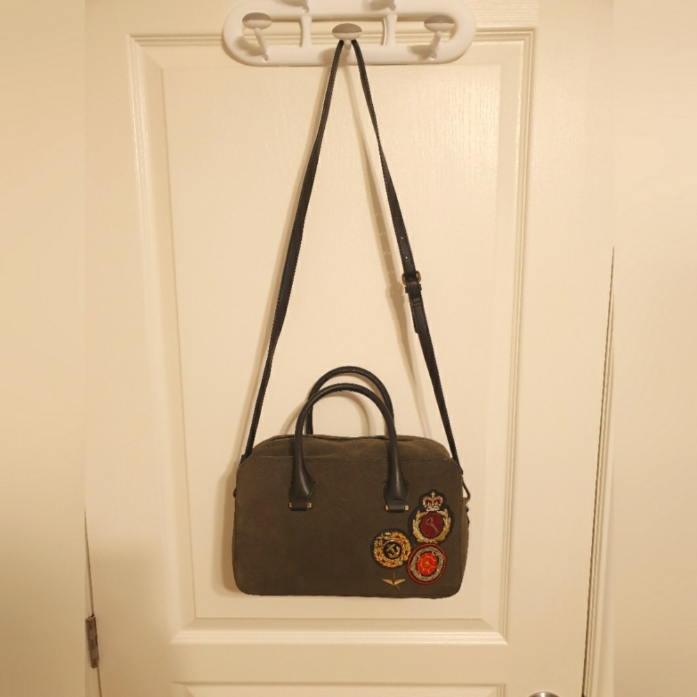 Zara suede bag.